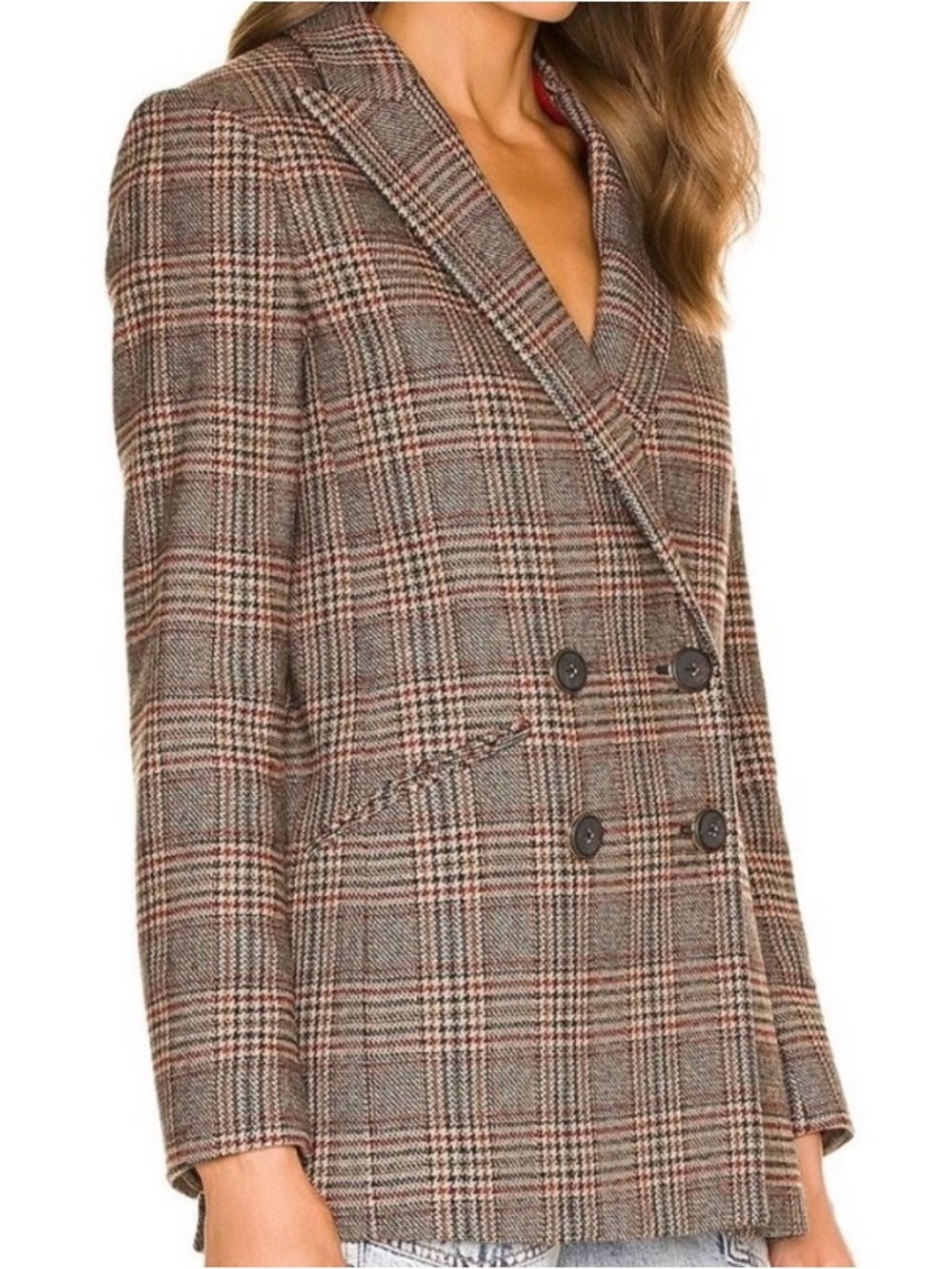 VERONICA BEARD Oria Dickey Jacket in Camel Multi size 6